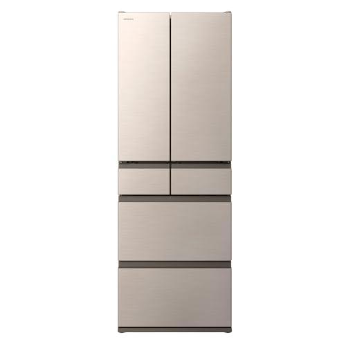日立 冷蔵庫 540L R-HW54V N ライトゴールド フレンチドア 幅65cm 日本