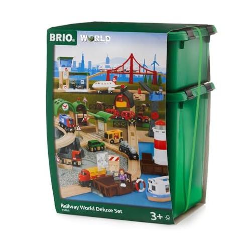 BRIO(ブリオ)WORLD ワールドデラックスセット [電車 船 飛行機 