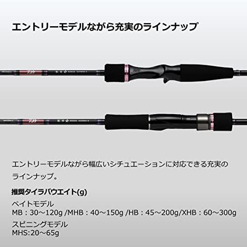 ダイワ(DAIWA) タイラバロッド 紅牙X 69MHB-S ブラック : 39way-2nd