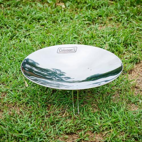 Coleman(コールマン) ファイアーディスクマックス ステンレス鋼 シルバー アウトドア キャンプ 焚火 BBQ ダッチオーブン 3秒設置_1