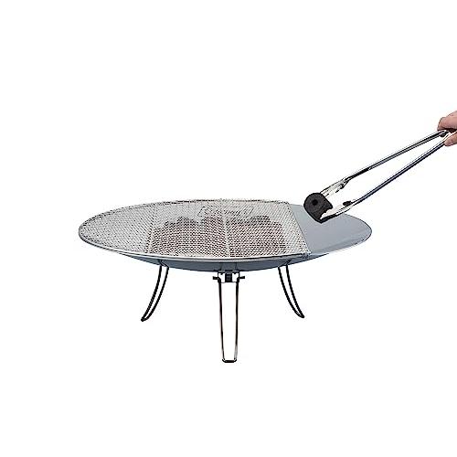 Coleman(コールマン) ファイアーディスクマックス ステンレス鋼 シルバー アウトドア キャンプ 焚火 BBQ ダッチオーブン 3秒設置_2