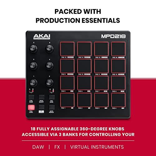Akai Professional USB MIDIコントローラー 16のMPCパッド 音楽制作