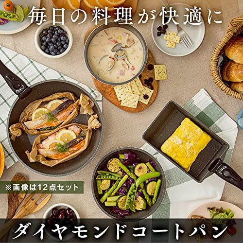 アイリスオーヤマ フライパン 鍋 セット フライパンセット 12点 ガス火 