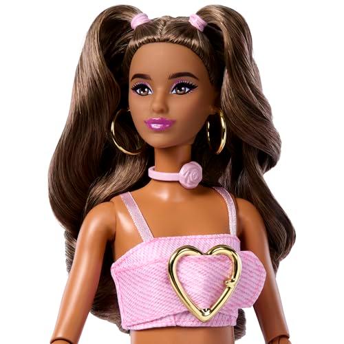 バービー(Barbie) デラックススタイル ピンクフレアジーンズ きせかえ