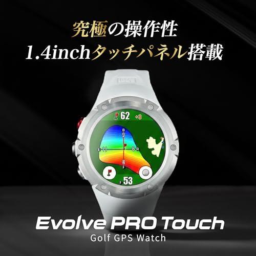 Shot Navi(ショットナビ) Evolve PRO Touch ホワイト 1.4インチ大画面