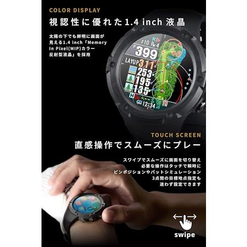 Shot Navi(ショットナビ) Evolve PRO Touch ホワイト 1.4インチ大画面