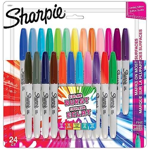 Sharpie シャーピー カラーバースト 油性マーカー 24色セット F 中字 油性ペン 1949557