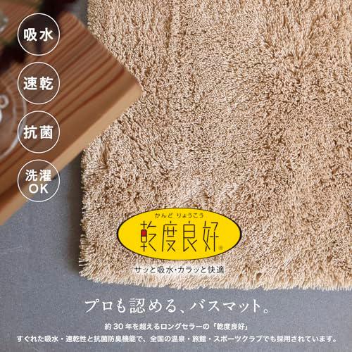 オカ(OKA) 乾度良好Dナチュレ バスマット 約90cm×120cm ベージュ