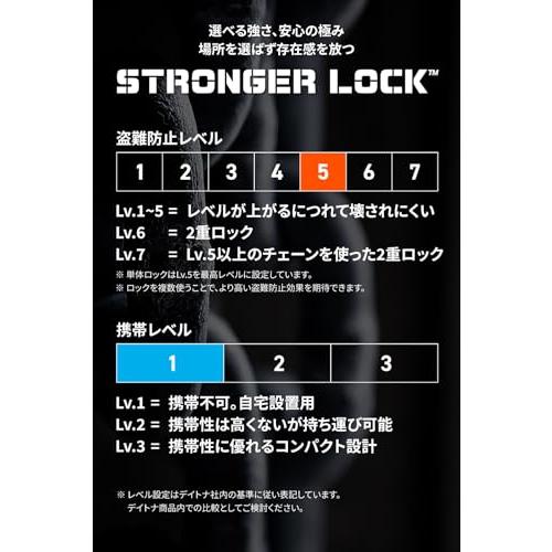 帯 デイトナ(Daytona) バイク用 チェーンロック φ12mmスチール合金製