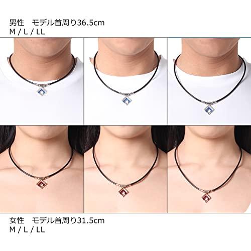 コラントッテ(Colantotte) メンズ レディース TAO首飾り か細い ARANmini CPGD×R赤いことラメ M ABARO02