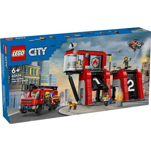 レゴ(LEGO) シティ 消防署と消防車 おもちゃ 玩具 誕生日 プレゼント 