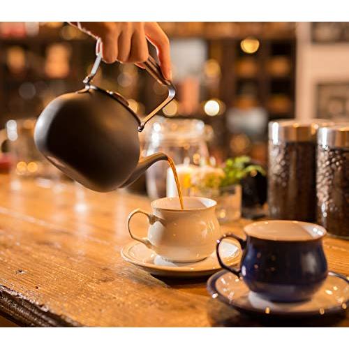 宮崎製作所 茶き 急須 茶こし付き 直火不可 0.7L くろいろ 大 CHA-6_2