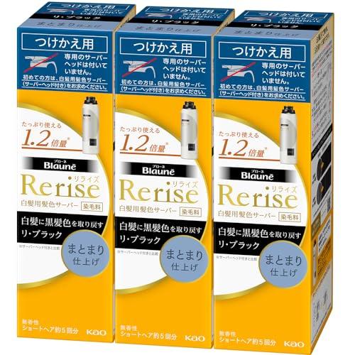 リライズ 【3点セット】白髪用髪色サーバー リ・ブラック (自然な黒さ