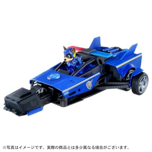 パウ・パトロール ザ・マイティ・ムービー DX変形ビークル チェイス マイティポリスカーの画像