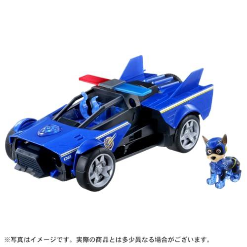 パウ・パトロール ザ・マイティ・ムービー DX変形ビークル チェイス マイティポリスカーの画像