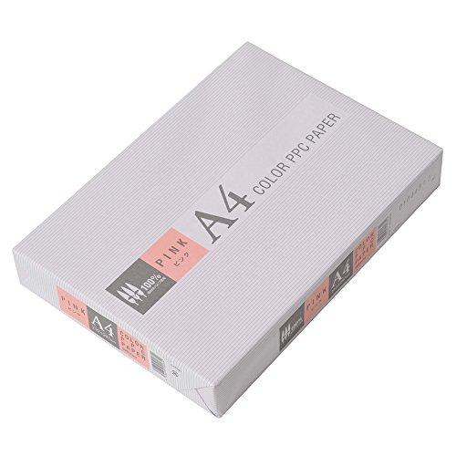 エイピーピー・ジャパン(APPJ) APP カラーコピー用紙 A4 ピンク 紙厚0.09mm 2500枚(500枚×5冊)_1