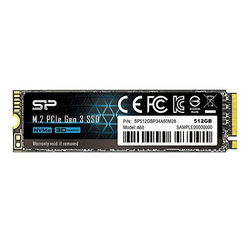 シリコンパワー SSD 512GB 3D NAND M.2 2280 PCIeb シリコンパワー SSD 512GB 3D NAND M.2 2280 PCIe3.0×4 NVMe1.3 P34A60