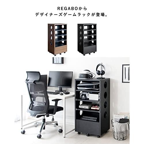 宮武製作所 ゲームラック REGABO(レガボ) PS5対応 幅49×奥38×高さ99.6