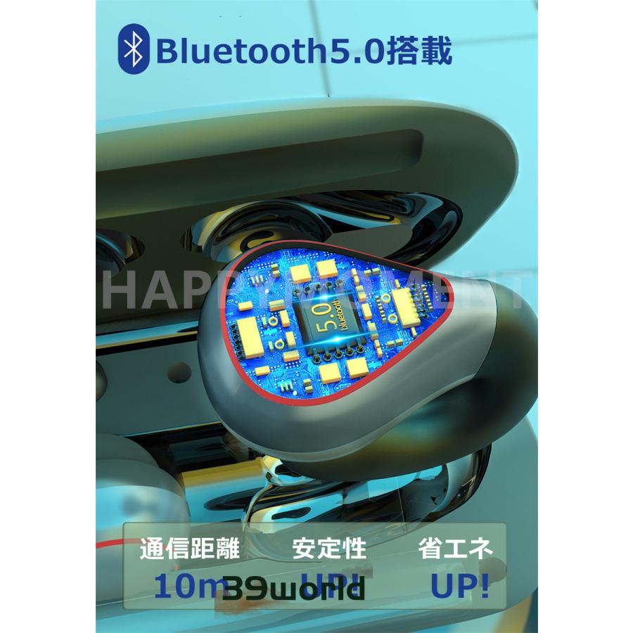 【お買い物マラソン限定ポイント10倍】骨伝導イヤホン 骨伝導 イヤホン Bluetooth ワイヤレスイヤホン iPhone ワイヤレス 自動ペアリング マイク  自転車 スポー｜39world｜07