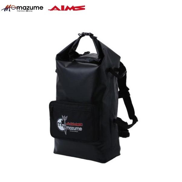 マズメ ｍａｚｕｍｅ×ＡＩＭＳ ウォータープルーフザック ブラック 4０L [用品]
