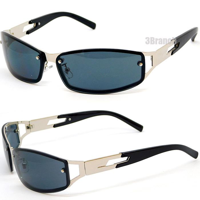 サングラス メンズ メタルフレーム おしゃれ UVカット 紫外線対策 伊達メガネ オラオラ系 ファッション |  | 05