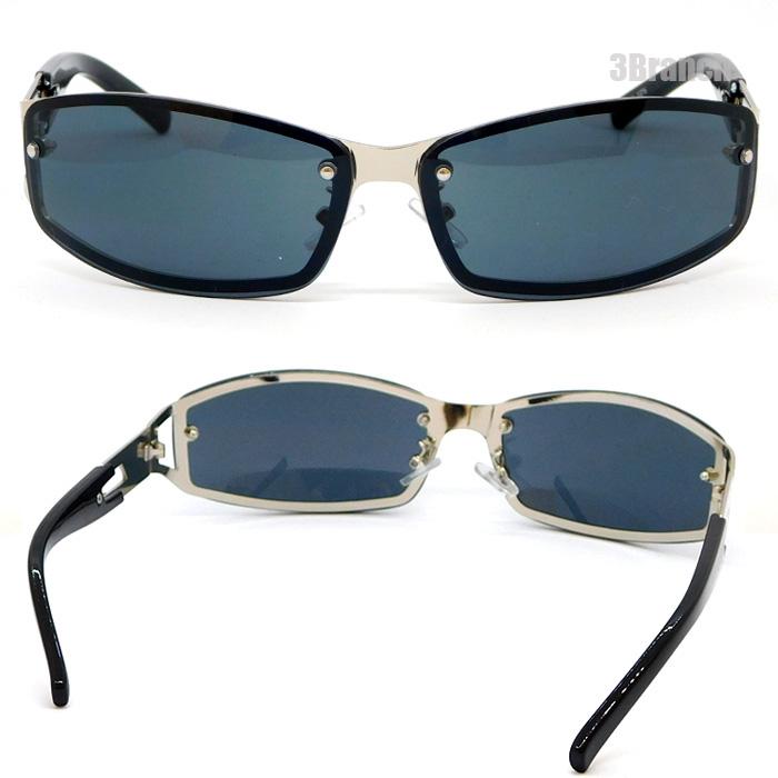 サングラス メンズ メタルフレーム おしゃれ UVカット 紫外線対策 伊達メガネ オラオラ系 ファッション |  | 06