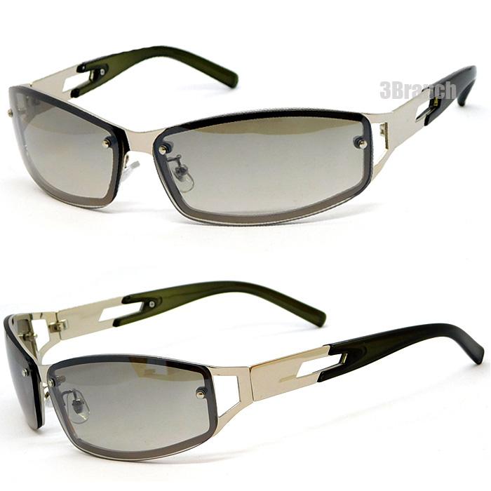 サングラス メンズ メタルフレーム おしゃれ UVカット 紫外線対策 伊達メガネ オラオラ系 ファッション |  | 11