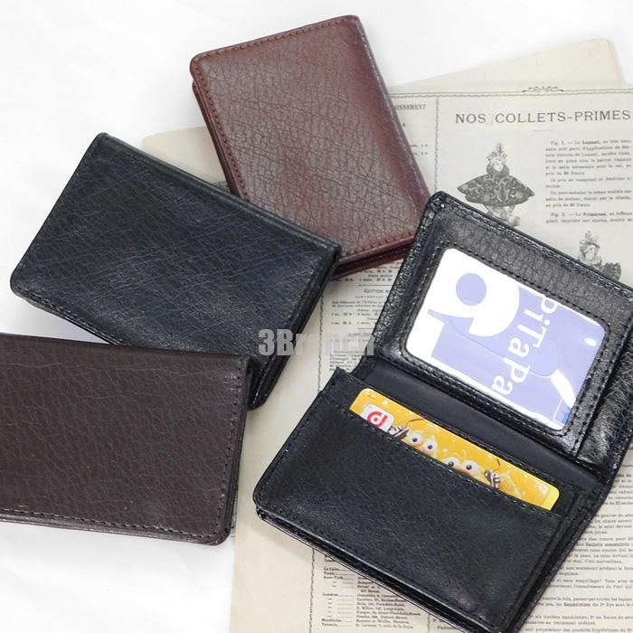 定期入れ メンズ 本革 二つ折り パスケース カードケース 名刺入れ