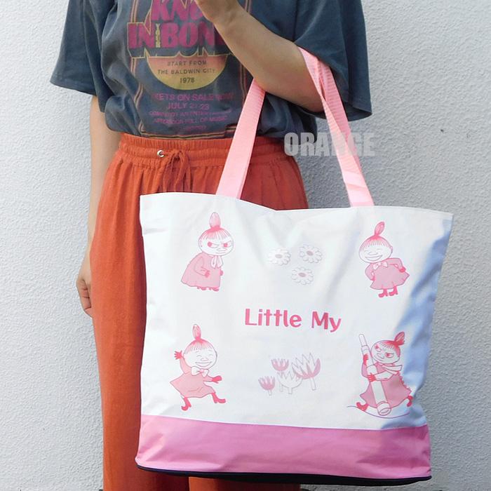 ムーミン 大容量 ビッグ トートバッグ レディース 肩掛け ファスナー レッスンバッグ マザーズバッグ A4 B4 スナフキン リトルミィ リトルミイ MOOMIN | MOOMIN | 08