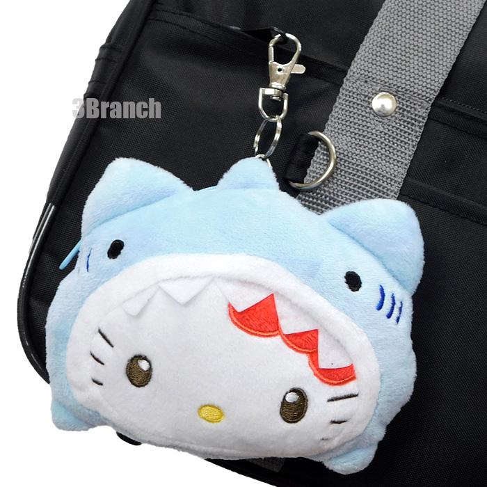 サンリオ フェイス型 リール付き ぬいぐるみ パスケース 海のいきもの 定期入れ 小銭入れ コインケース ハローキティ クロミ マイメロディ シナモロール | sanrio | 06