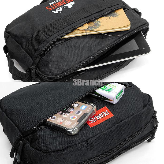 スヌーピー マルチポケット ショルダーバッグ レディース メンズ 斜めがけバッグ 斜め掛けバッグ スクエア ボディバッグ 肩掛け SNOOPY グッズ PEANUTS | SNOOPY | 06