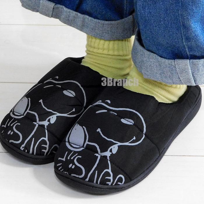 スヌーピー あったか ダウン風 スリッポン レディース かかとなし サンダル 軽量 シューズ スニーカー 靴 冬 アウトドア キャンプ 冬用サンダル SNOOPY グッズ | SNOOPY | 04