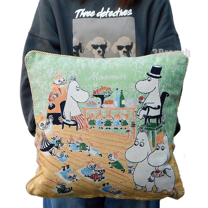 MOOMIN（ムーミン） グッズ ゴブラン織りクッション 2 スクエア