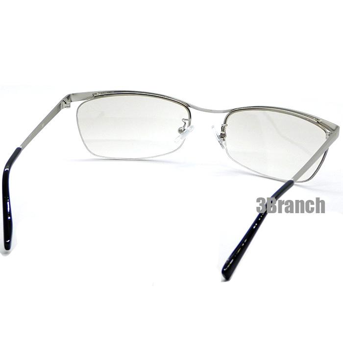 サングラス メンズ UVカット ハーフリム ナイロール型 オラオラ系 チョイワル系 悪顔 伊達メガネ 金融系 悪羅悪羅 ドライブ クリアハーフ |  | 04