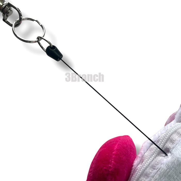 ハローキティ ぬいぐるみ フェイス型 リール付き パスケース 定期入れ デコラ レディース カードケース コインケース パスポーチ チャーム | ハローキティ | 04