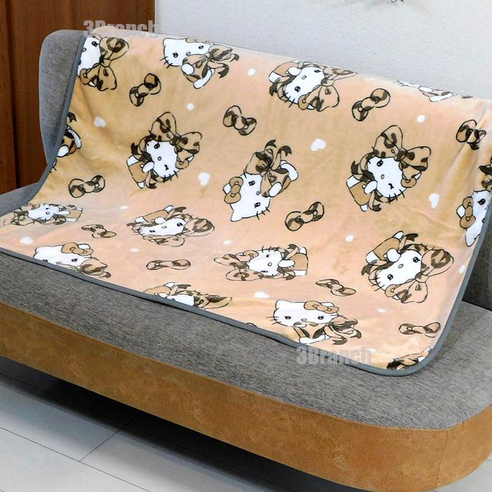 ハローキティ サンリオ フランネル ブランケット ひざ掛け