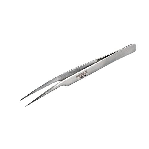 ホーザン(HOZAN) ピンセット 全長125mm 開き幅9mm 先端カーブ型 P-884 | 