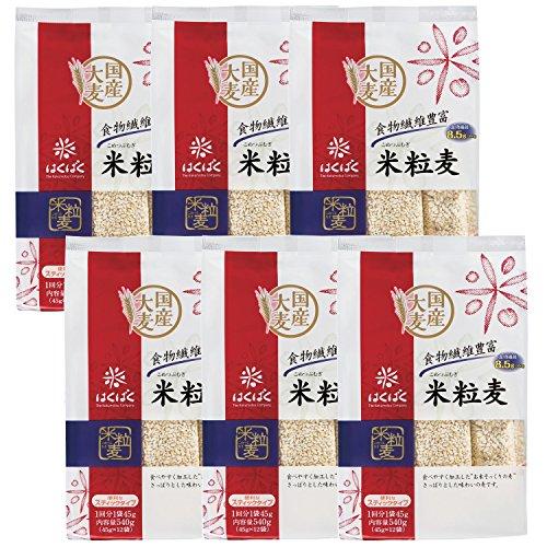 はくばく 米粒麦 個包装 540g×6袋
