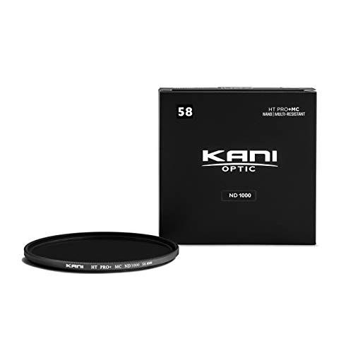 KANI 58mm NDフィルター HT PRO+ MC ND1000 減光10絞り分 色カブリ抑制 低反射 薄枠 撥水 撥油 防汚 ナノコーテ