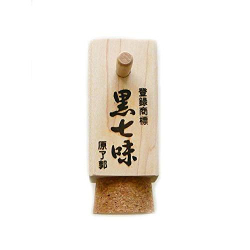 京都限定 祇園 原了郭 黒七味 木筒（黒七味5g付き） | 