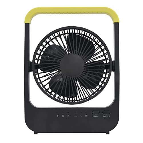 トップランド 卓上扇風機 デスクファン 小型  どこでもFAN ホーム & アウトドア  3WAY電源 上下角度調節 風量調節 3段階 切タイマ | 