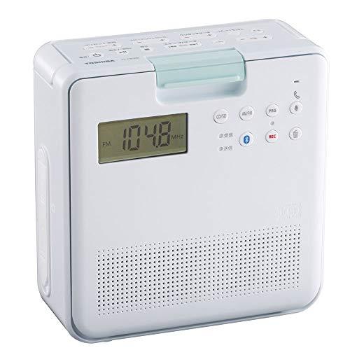 【新品同様】TOSHIBA TY-CB100W ポータブルCDプレーヤー ラジオ 東芝 防水CDラジオ（ホワイト）TOSHIBA TY-CB100-W : サンシー