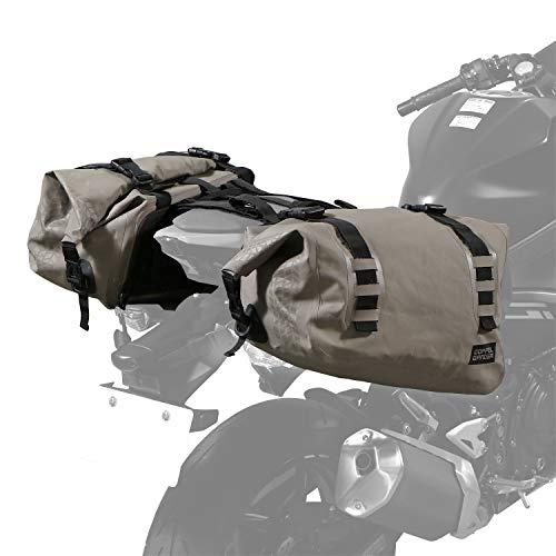 DOPPELGANGER(ドッペルギャンガー) ターポリンサイドバッグ キャンプツーリングに必要な防水・大容量 40L バイク用 ターポリンバッ | 
