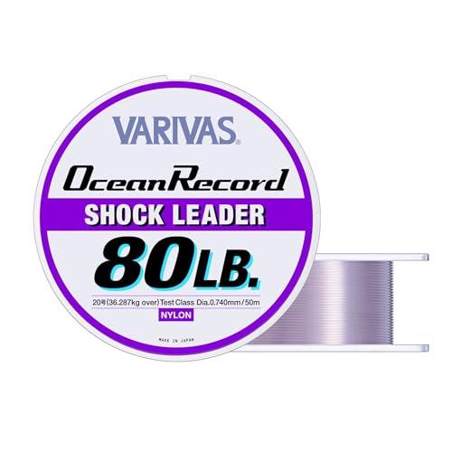モーリス VARIVAS(バリバス) リーダー オーシャンレコードショックリーダー ナイロン 50m 20号 80lb ミスティーパープル | 