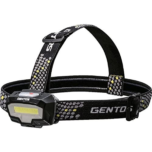 GENTOS(ジェントス) LED ヘッドライト 単4電池式 強力 400ルーメン 白/赤 2色 コンブレーカー CB-443D COBライト | 