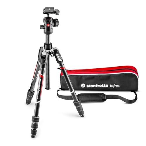 ヴァイテックイメージング Manfrotto 三脚 Befreeアドバンス カーボン 4段 自由雲台 T三脚キット ブラック全伸高150cm / | 