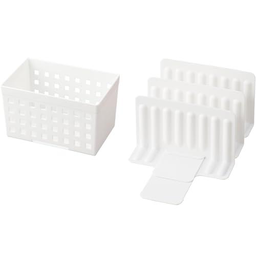 ライクイット(like-it) キッチン収納 スライド 連結できる 冷凍庫収納 スタンド 仕切り&BOX 約幅16.5x奥13x高10.5cm | 