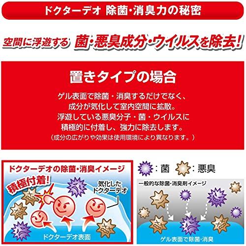 カーメイト 車用 除菌消臭剤 ドクターデオ Dr.DEO プレミアム 置き型 シート下専用 無香 安定化二酸化塩素 200g D229｜3c-online｜07