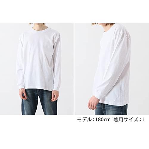 ヘインズ  ビーフィー ロングスリーブ Tシャツ ロンT 長袖 2枚組 BEEFY-T 綿100% 肉厚生地 無地 H5186-2 メンズ ヘ｜3c-online｜03