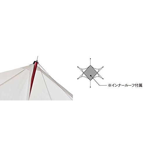 スノーピーク(snow peak) HDタープ ヘキサエヴォ Pro.アイボリー [6人用] TP-260IV コールマン(Coleman) シェード タフスクリーンタープ 400 2000031577